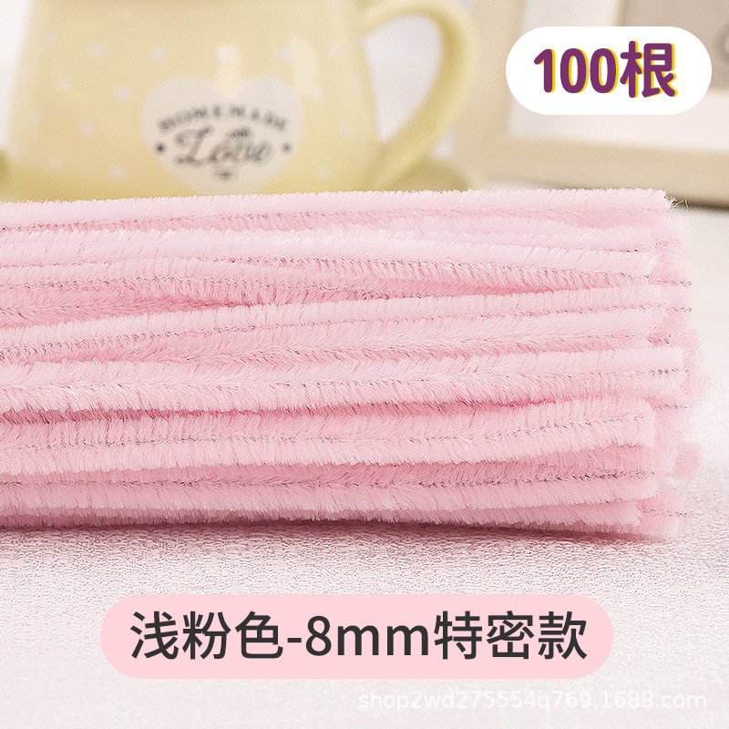 ツイスト棒特密8mm手作りdiy材料包毛根児童暗号化金密パイル花束マカロン卸売り|undefined