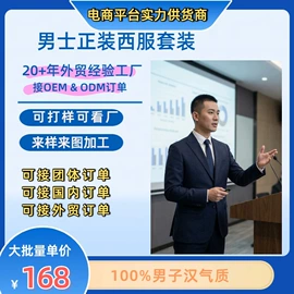 男式商务西服