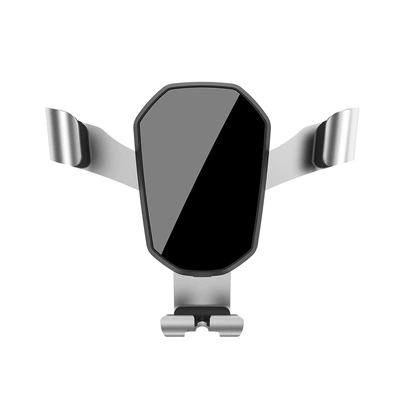 Metal Car Mobile Phone Holder Car phone holder - silver