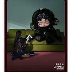 跨境毛绒玩具 SKULLPANDA SKULLPANDA不眠剧场潮玩公仔毛绒玩具