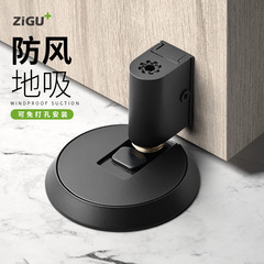 免打孔防風地吸黃銅臥室房門衛生間隱形機械門吸防撞門碰門阻門擋