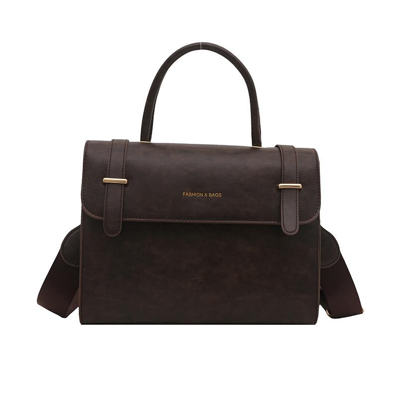 Bolso popular de este año 2024 nuevo invierno personalidad mochila de hombro de textura minimalista bolso de cartero