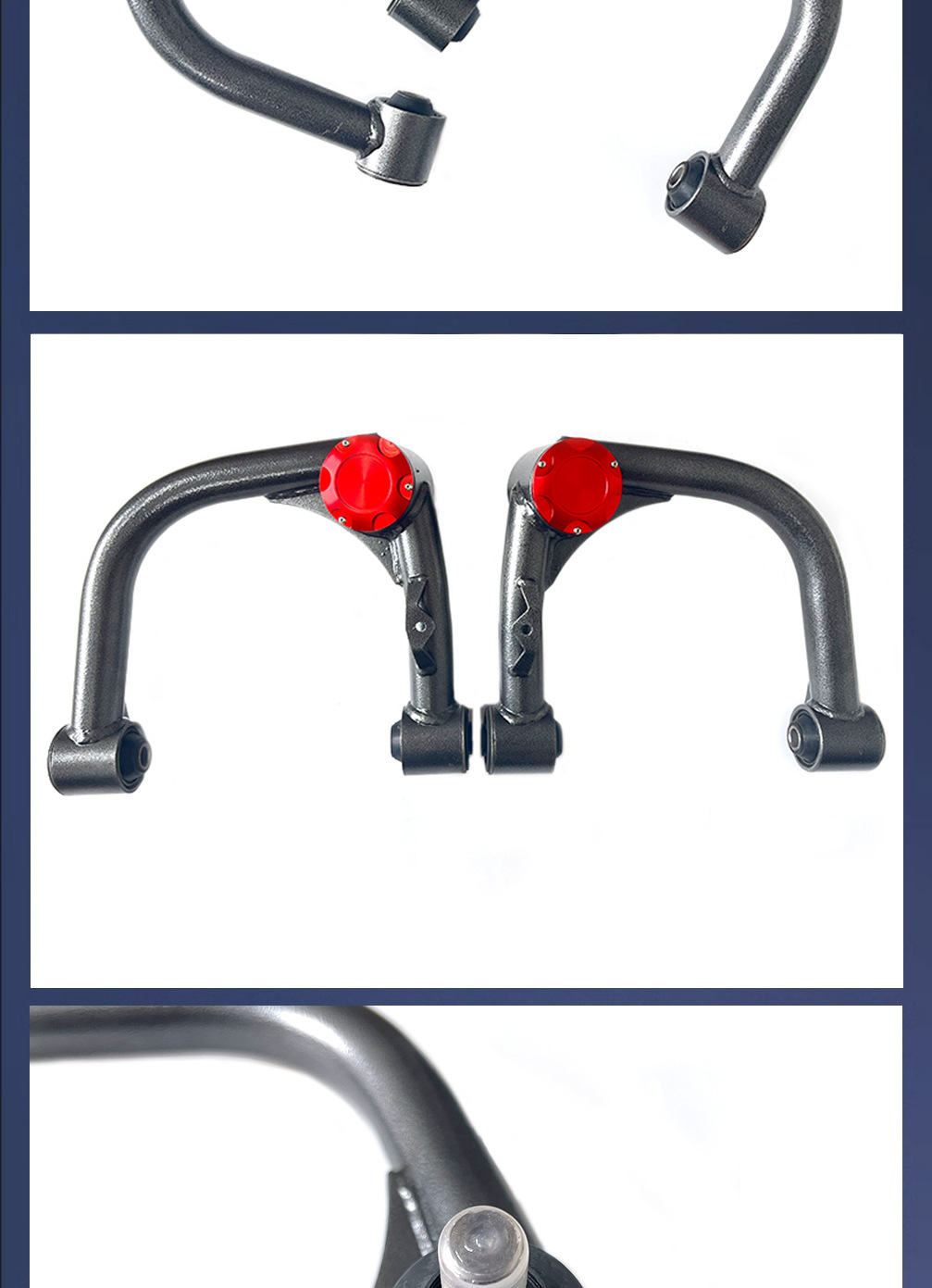 Suitable for Toyota 4Runner, featuring reinforced upper control arms, high-strength chassis, and enhanced suspension control arms