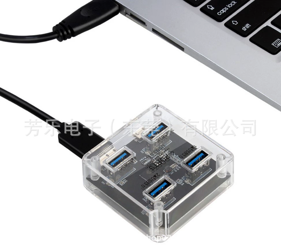 Прозрачный Новый резервный источник питания 3.0hub Порт Расширитель без привода Внешний концентратор, трансграничное прямое утверждение