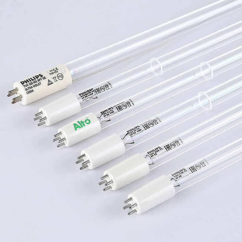 昕诺飞紫外线消毒灯管TUV 4PSE水处理灯管单端四针紫外线杀菌灯管