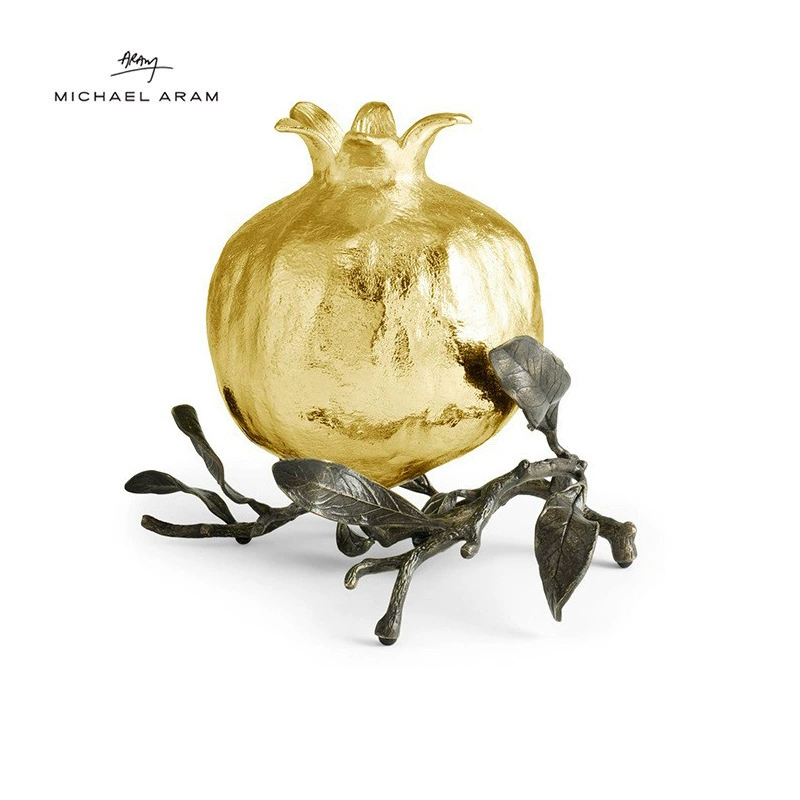 США Michael Aram ручной работы гранат из нержавеющей стали ваза для украшения дома в ресторане