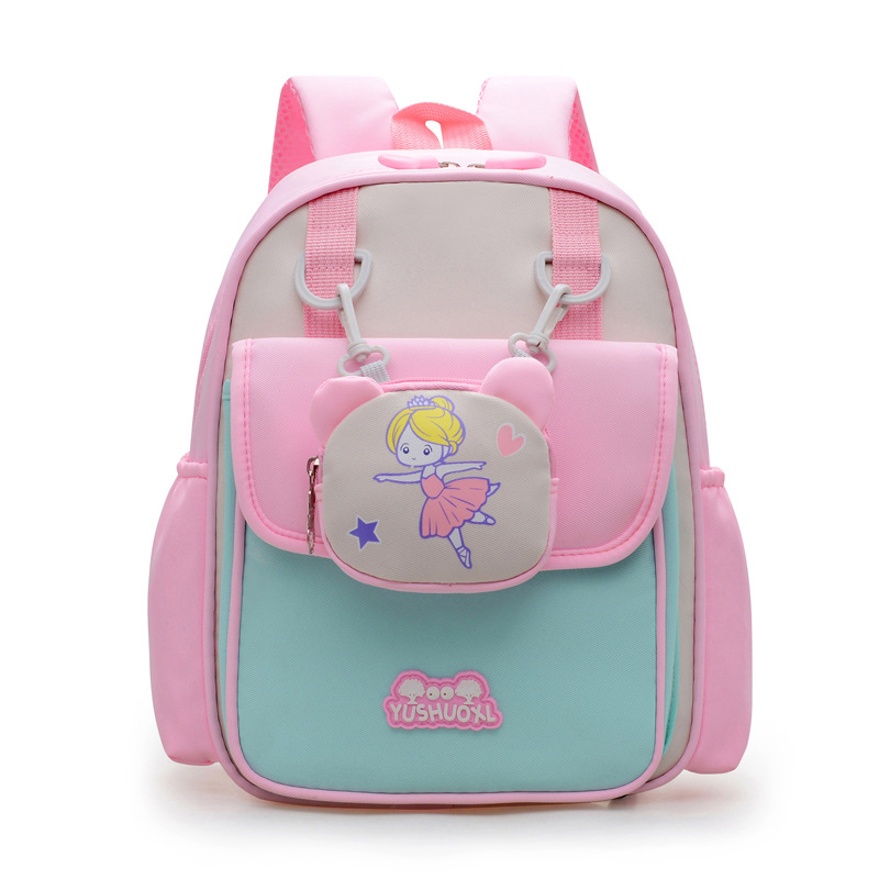 Dinosaurios de dibujos animados mochila para niños jardín de infantes lindas mochila preescolar 3 años 5 años niños respirables hombros