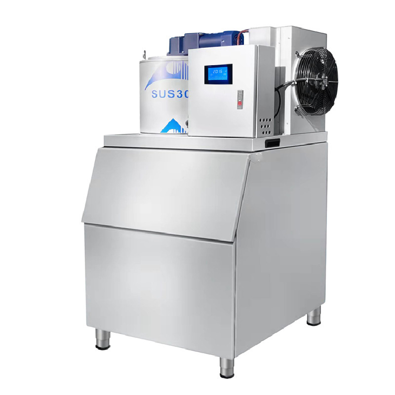 Zhengzhou ice machine commercial 200kg 300KG ice machine seafood supermarket buffet hotpot shop ice machine