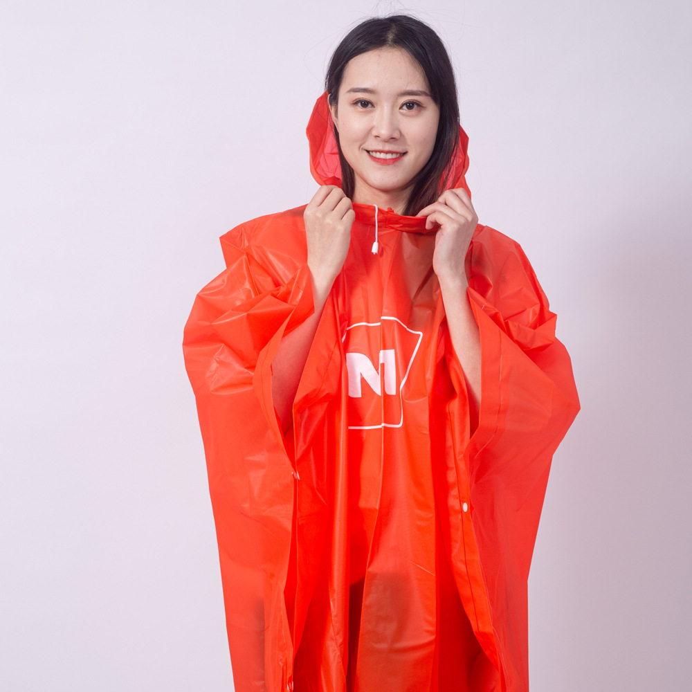 경치 좋은 관광 비 일회용 휴대용 EVA 케이프 맞춤형 PEVA 크기 및 로고 광고 비옷