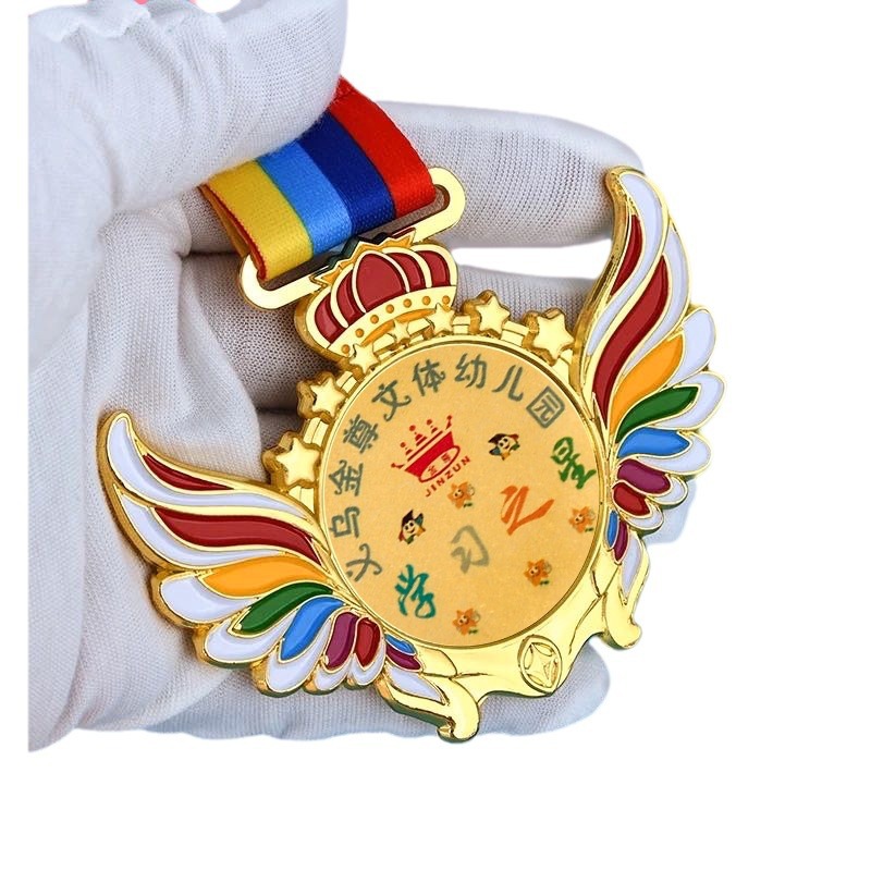 Medalla de bronce de metal nueva medalla medalla medalla de oro juegos de jardín de infantes medalla de bronce de metal