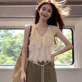 设计感独特漂亮小吊带背心女夏季2026超火内搭绝美辣妹无袖小上衣