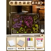 Glowing big drawing board, tubing, 12 pieces