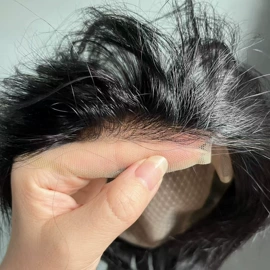 真发假发;男士假发;长直发假发