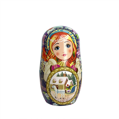 Creative Plastic Russian Matryoshka Doll Nail Scissors Nail Clipper Manicure Set Home Decoration Crafts Ornaments Wholesale