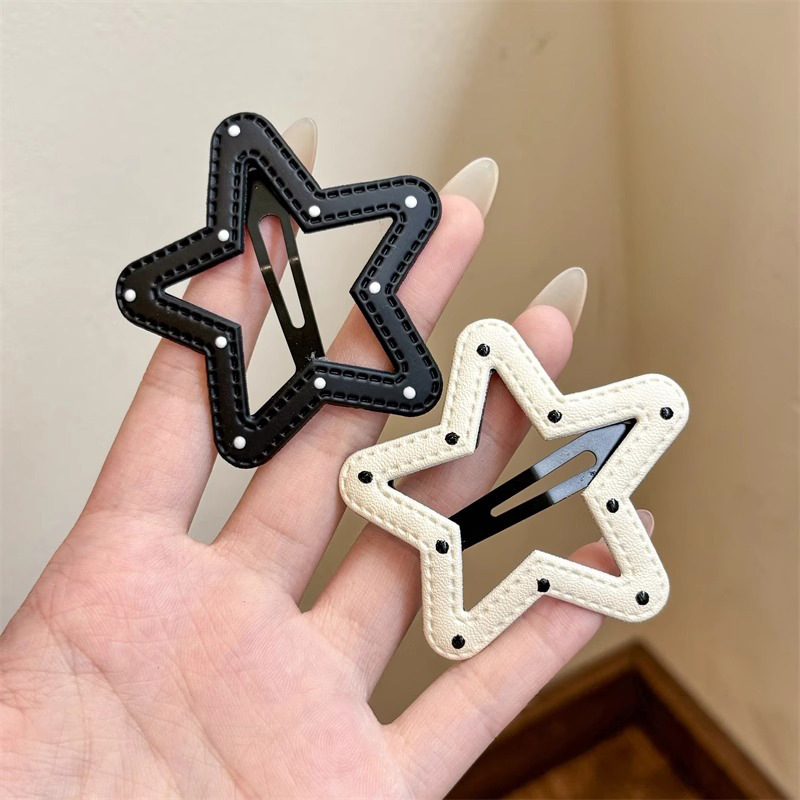 Nube estrellas clip de cabello para mujeres 2025 nuevo lado sin marcas de buceo clip de cabello trasero de la cabeza finalizando clip de cabello tocado