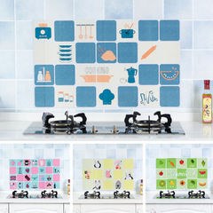 Kitchen stove oil-resistant sticker, high-temperature resistant, oil-proof sticker, cabinet tile sticker, waterproof wall sticker, grease stain sticker, decorative wallpaper