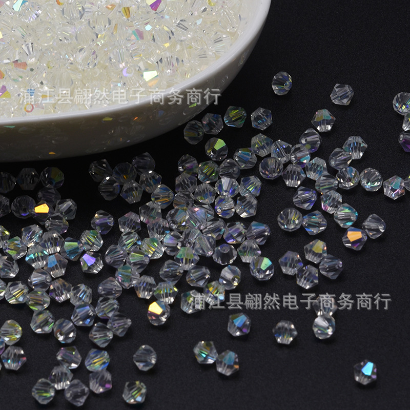 Nửa màu AB / Hạt kim cương boutique 3mm (100 chiếc/gói)
