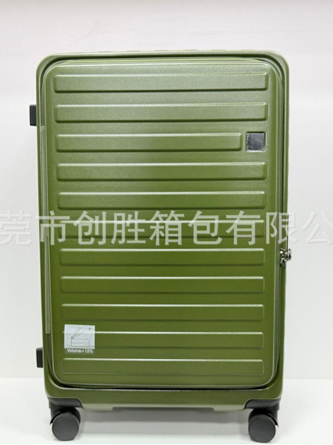 New front-opening luggage with expandable large capacity, 20-inch carry-on suitcase for overseas travel, 24inch 28inch study abroad travel case, direct delivery