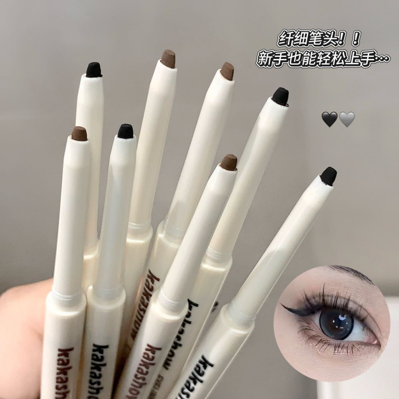 kakashow natural delicado delineador de ojos, color natural duradero, no es fácil de manchar, impermeable a prueba de sudor del delineador de ojos image 4
