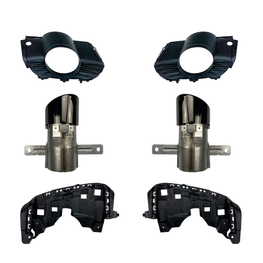 Punta de Tubo de Escape H247 GLA35 GLA45 GLA200 220 250 AMG de ABS para Mercedes-Benz Clase GLA image 5