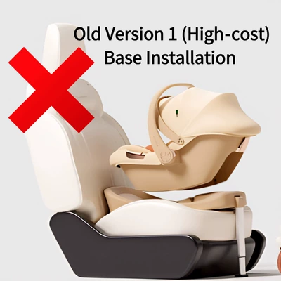 Car Safety Seat, Basket-Style: Car child safety seat - 3ci-size-certificationece-r12904-european-union-e57security-standard-2nd-generation-safety-basket-base-easy-to-install-and-more-stable