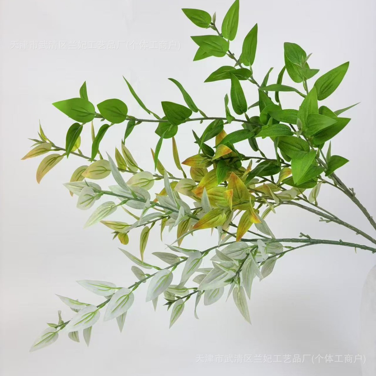 Simulación de plantas verdes 5 cabezas Clematis boda decoración suave guía de carretera accesorios de fotografía muebles para el hogar plantas verdes árboles transfronterizos image 4