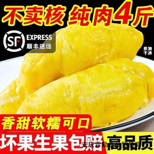 榴莲水果批发顺丰急发冷冻果肉猫山王现剥速冻肉亚马逊一件代发
