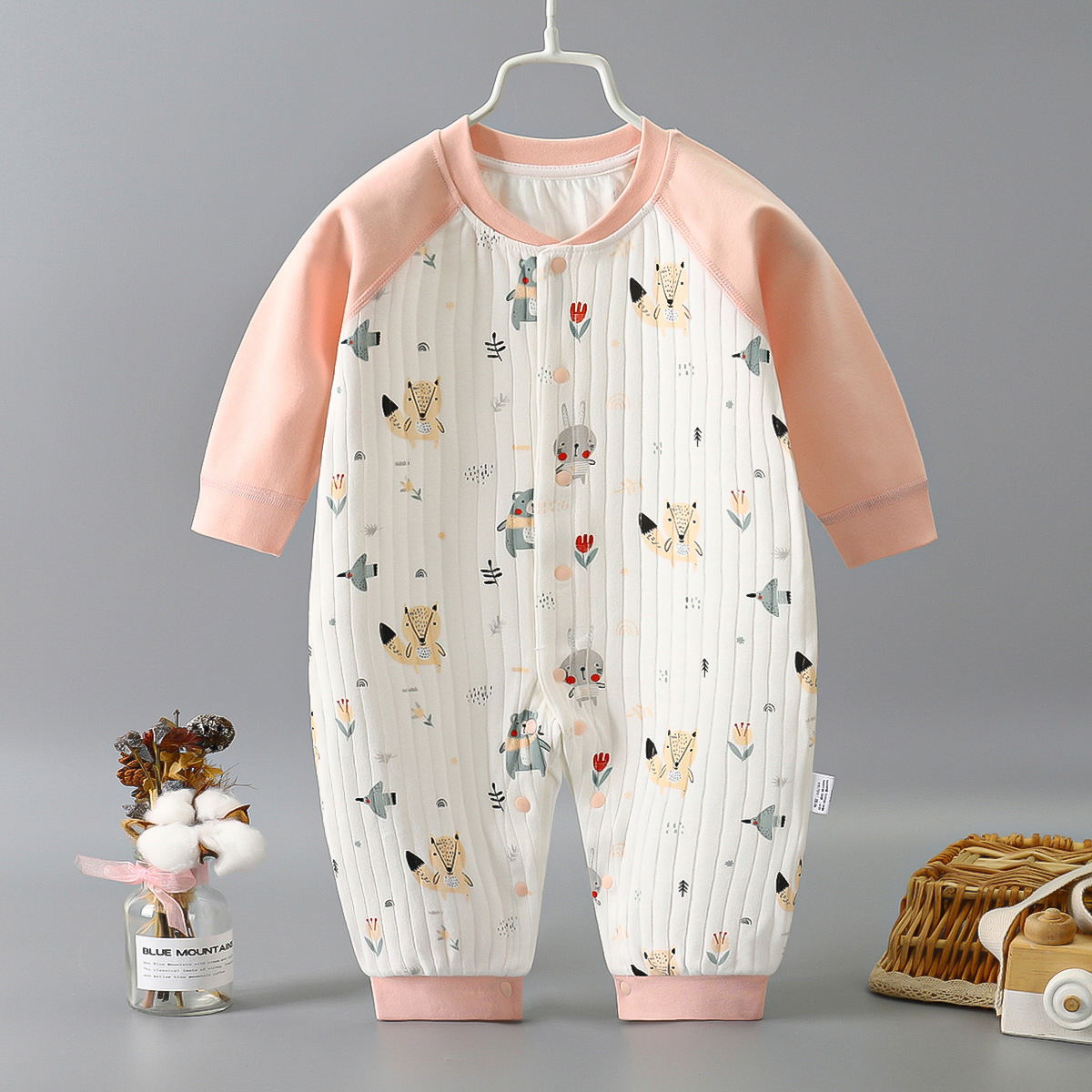 粉满印狐狸（无骨加长款）  + ¥7.00 