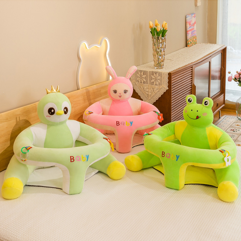 Fábrica transfronteriza al por mayor bajo centro de gravedad silla de bebé resistente a caídas asiento trasero práctica sentado sofá Silla de felpa