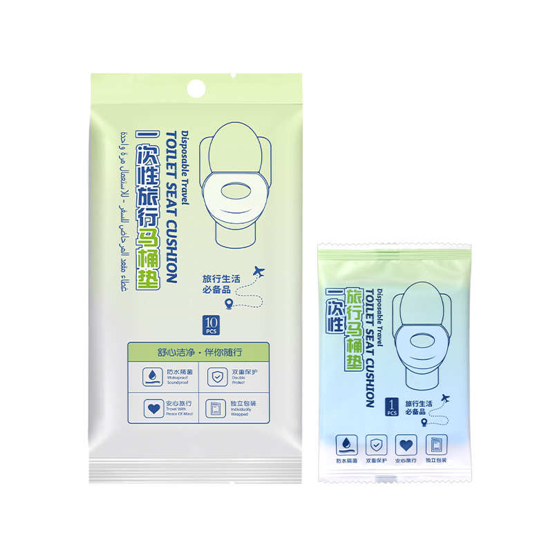 UUKKG viaje papel de inodoro desechable 10 piezas de papel de inodoro de maternidad, mes de embarazo, cubierta de inodoro no tejido de hotel