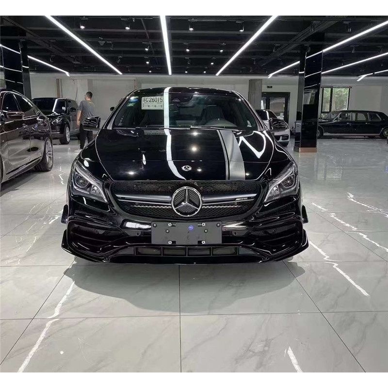Cla45 Body Kit Is Suitable for Mercedes-Benz Cla-Class W117 Modified Amg Body Kit Bumper, Rear Lip, and Tail Throat 2013-19