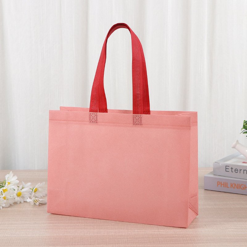 Bolsas de tela no tejida tiendas de souvenirs de viajes de madres y bebés en línea bolsa de compras de mano engrosada bolsa de mano image 7