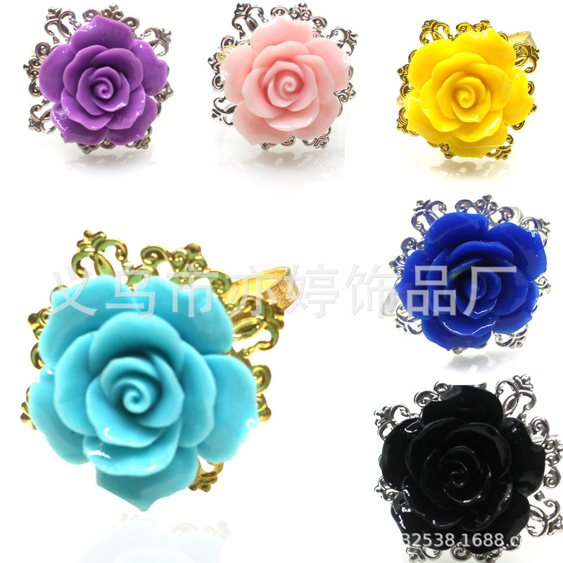 Soft Decoration Napkin Rings, Artificial Flowers, Hotel Table Decorations, Dining Table Metal Clasps, Cross-Border Hot-Selling Tableware, Modern and Simple