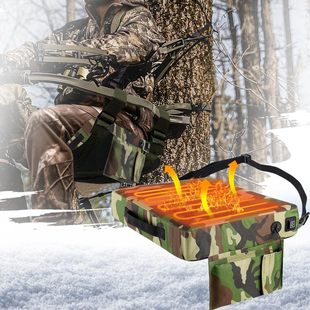 Cross Border Amazon Camouflage Heated Cushion Stadium Outdoor Heated Cushion Fishing Hunting Winter Heated Cushion