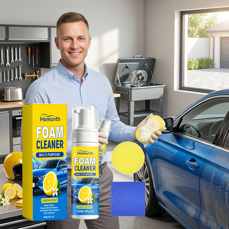 Homonth Multi-Purpose Foam Cleaner Car Interior Cleaning and Home Care Kit Multi-Effect Cleaner