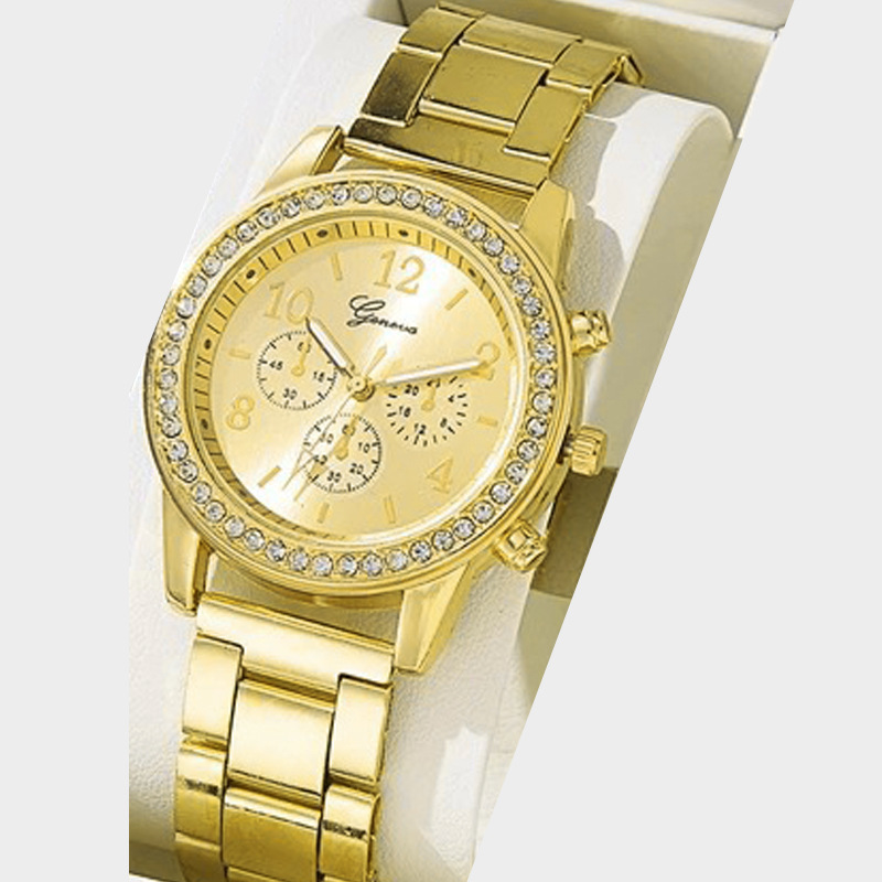 5pcs / set reloj de pulsera nuevo reloj de pulsera damas collar conjunto de comercio exterior reloj de cuarzo conjunto de cinco piezas