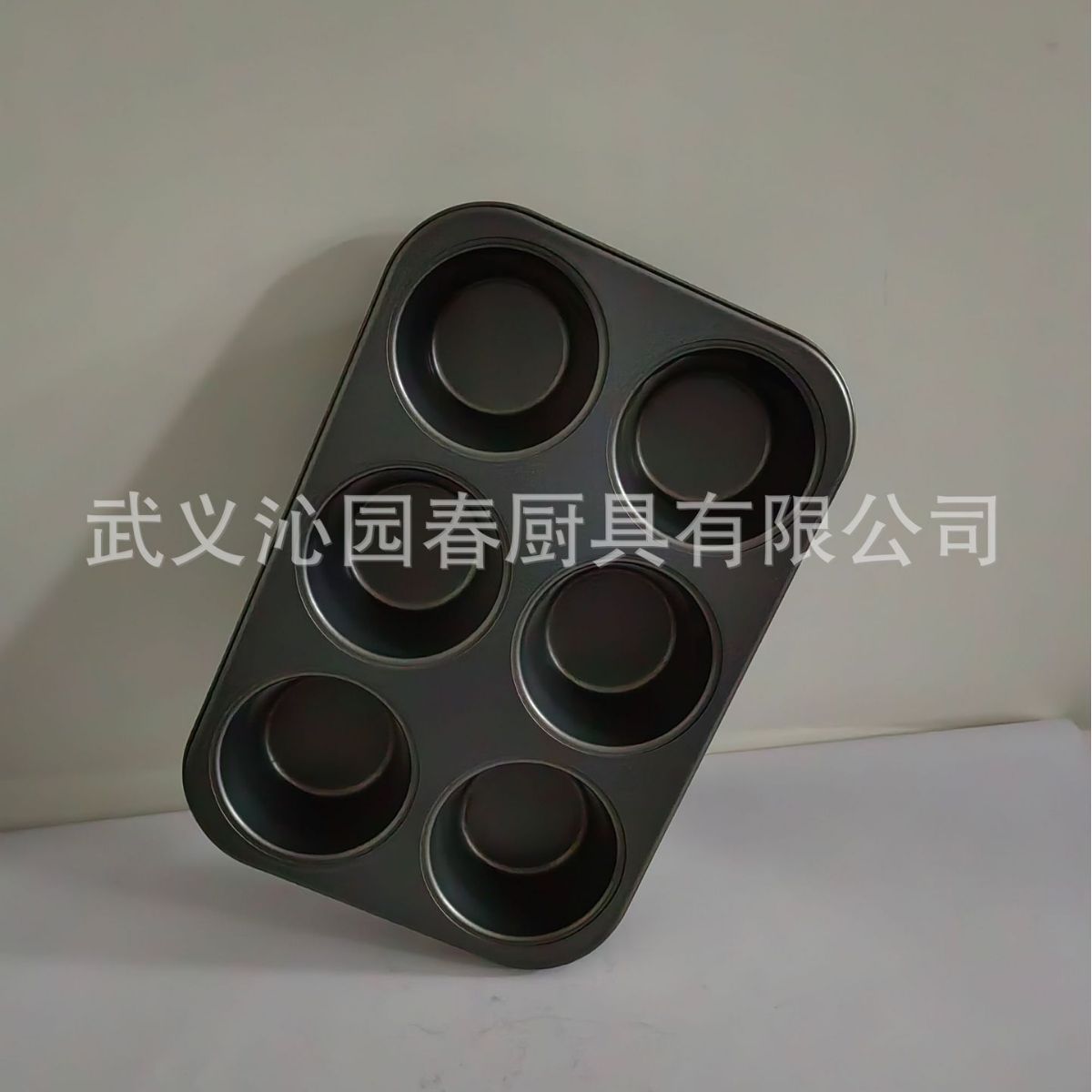工厂直销大6连马芬杯不沾蛋糕模具碳钢烘焙烤盘现货批发