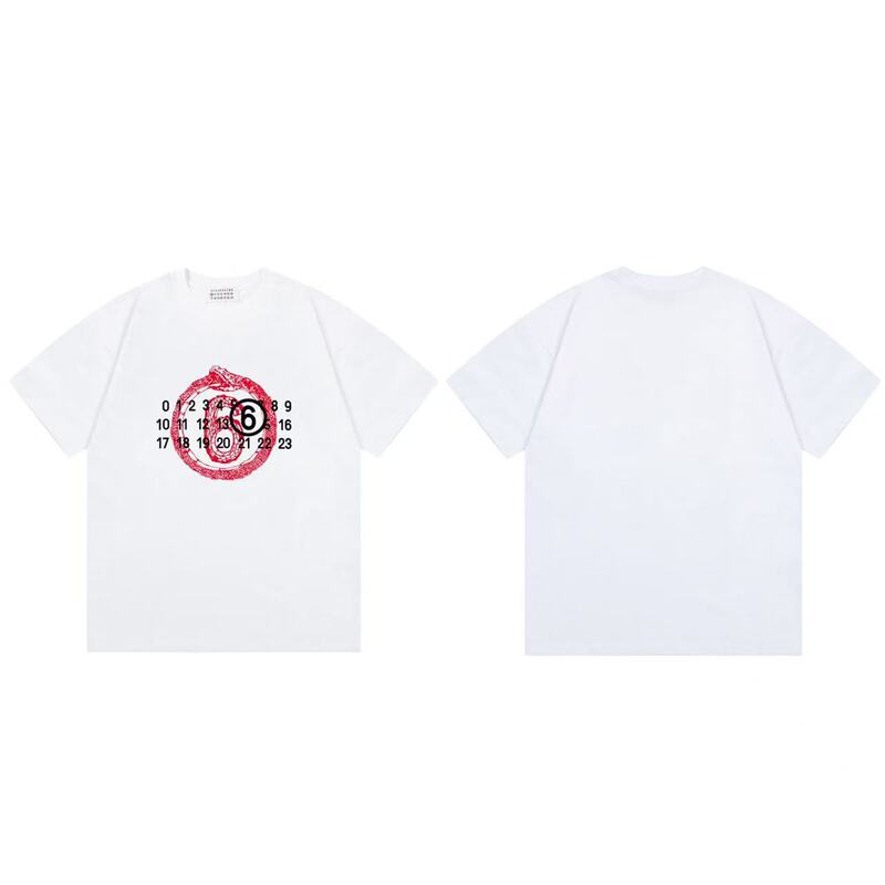 国境を越えたファッションのメイソンmargieraマギラプリントMM6純綿男女同一タイプtシャツの代理|undefined