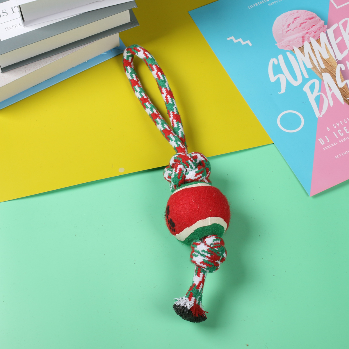 El juego de juguetes para perros más vendido de Amazon, un juguete navideño de cuerda de algodón para mascotas, alivia el aburrimiento, es duradero y resistente a las mordidas.