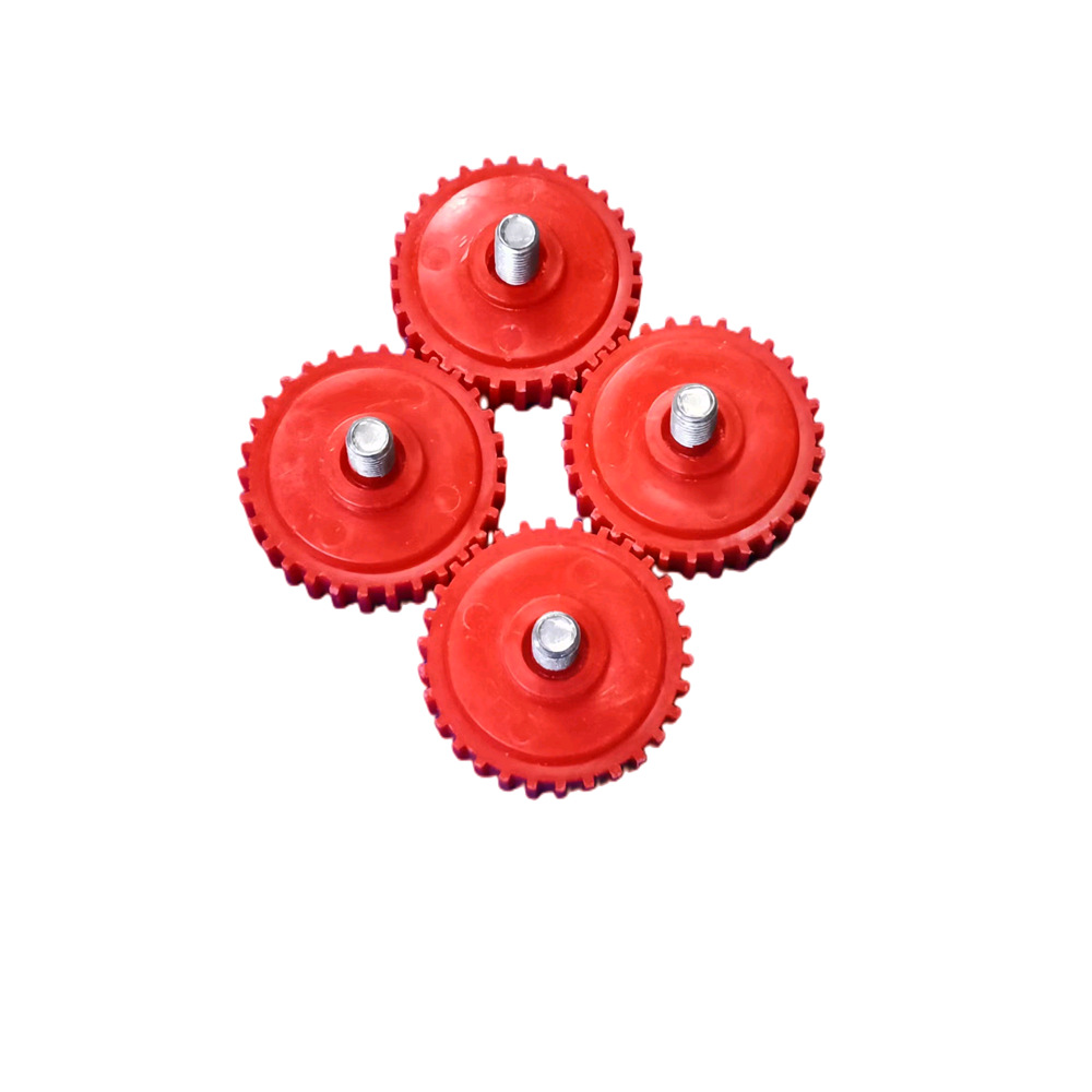 通用电子秤称脚TCS150kg实心塑料底脚螺丝300公斤M8毫米底座配件