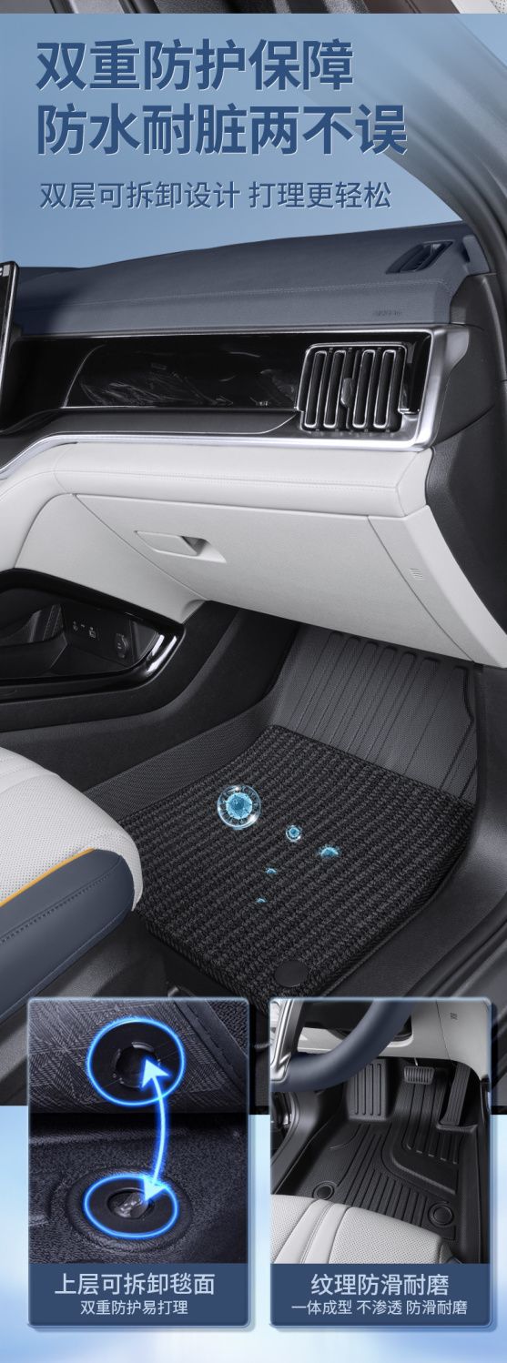 Suitable for Byd Song Plus Floor Mats Surrounding Song Plus Dmi/Ev Interior Tpe Car Floor Mats Trunk Mat