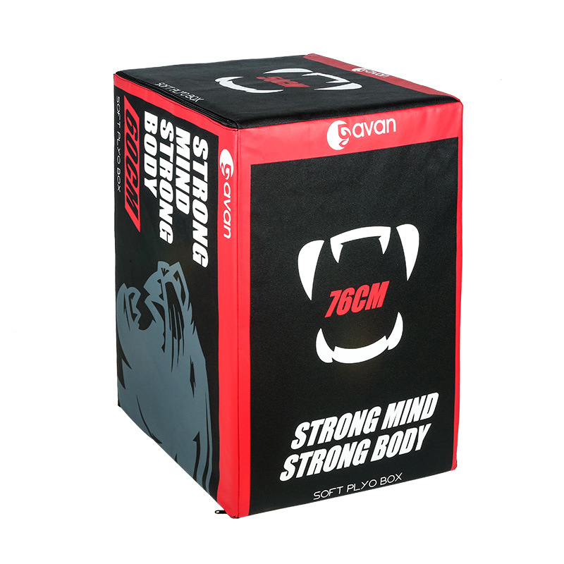 三合一跳箱健身房 训练工具私教木质跳箱凳自由重量