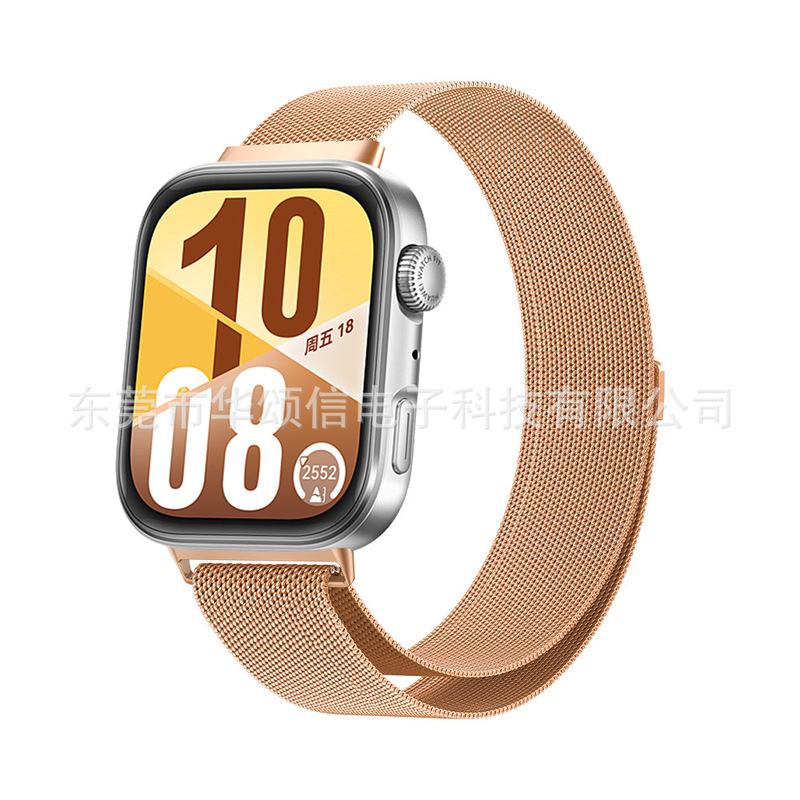 Huawei fit4 ウォッチミラネーゼストラップ HUAWEI watch fit3 磁気ループミラネーゼストラップに適しています|undefined