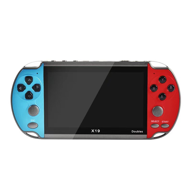 X19 handheld game psp handheld doubles 4.3 inch double rocker nes childhood nostalgic arcade double play