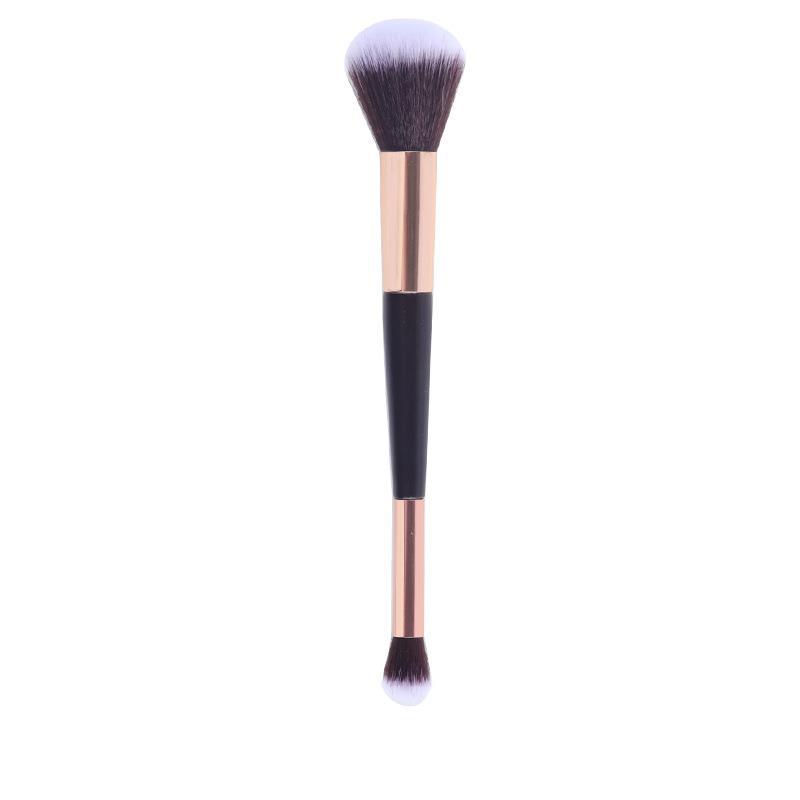 Suministro único de doble cabeza de doble propósito cepillo de sombra de ojos de alta calidad fabricantes de accesorios de maquillaje Venta de descuento grande