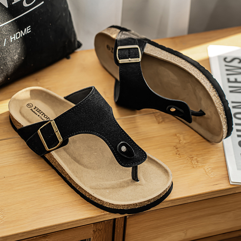 Cross-border Amazon Birkenchangs verano para hombre 2025 nuevas zapatillas de playa antideslizantes sandalias casuales