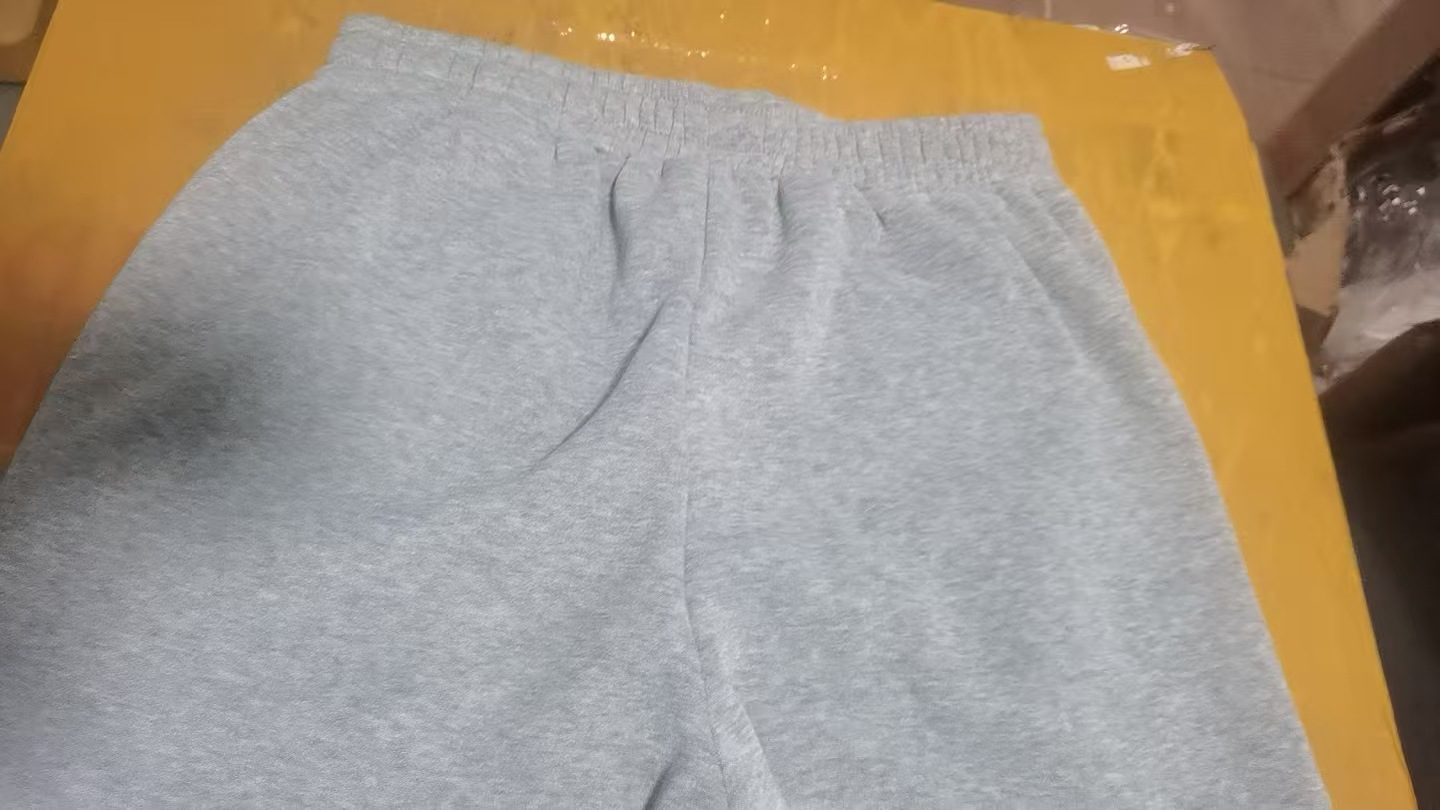 Pantalon de survêtement homme uni à jambes larges, coupe ample et décontractée, cordon de serrage, style sportif, jambes droites._voghion.com