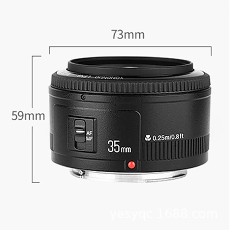 永诺 Canon, совместимая камера, объектив, 35 мм
