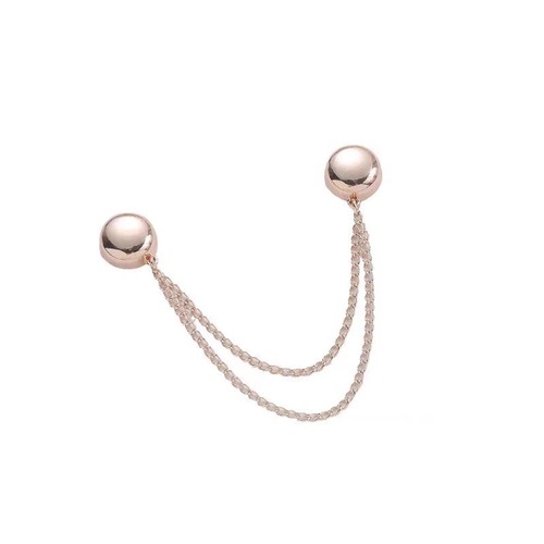 Adjustable waistband with magnetic snap closure, shortening the hem of the pants to create a mini skirt effect. The legs are secured with fixed clips.