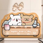 硅藻泥地垫卡通卫生间吸水速干脚垫家用耐磨防滑浴室地垫可批发